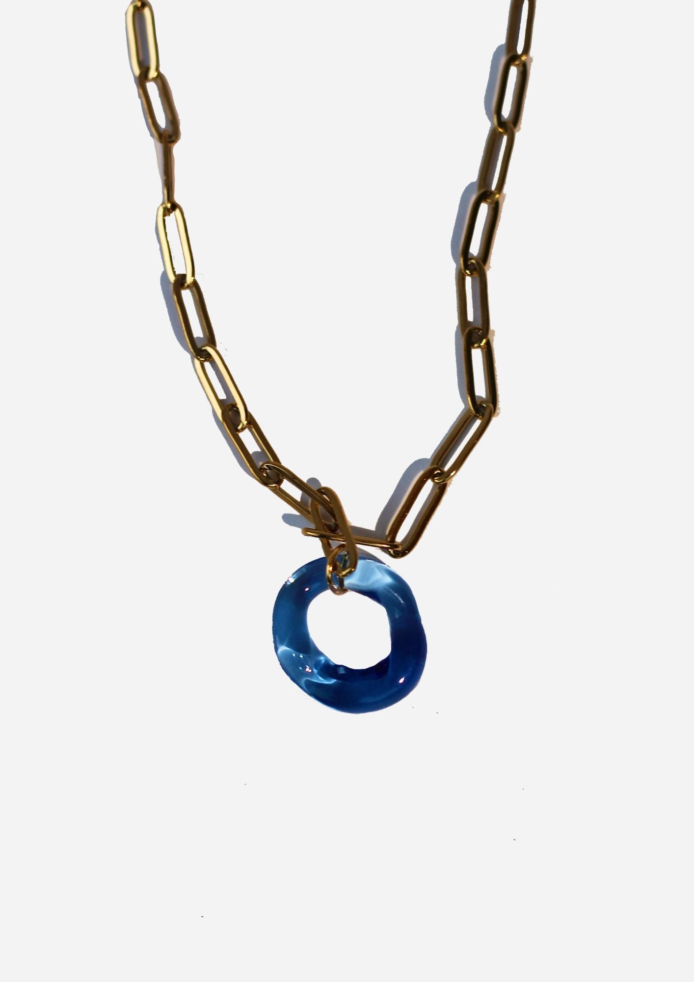 Loop Necklace - Blue