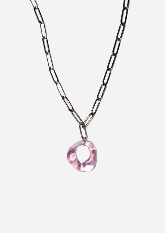 Loop Necklace - Pink