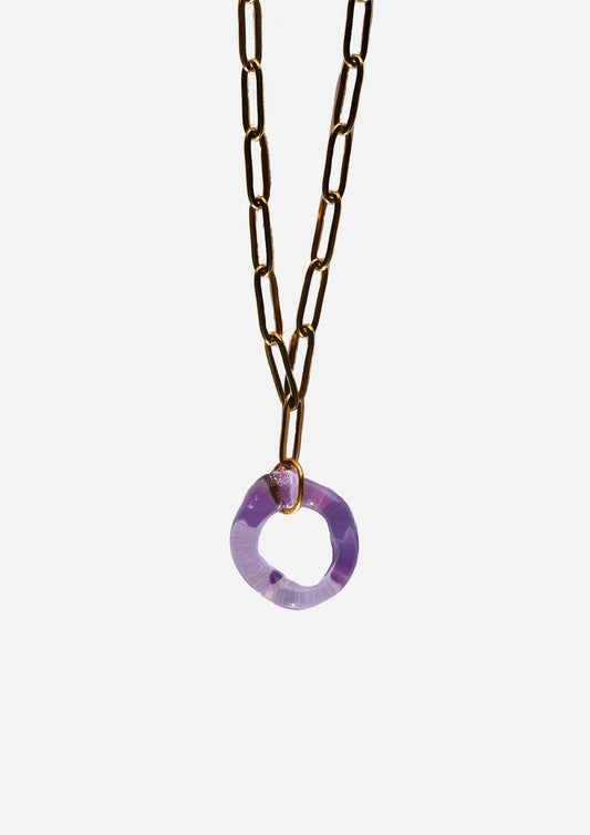 Loop Necklace - Purple