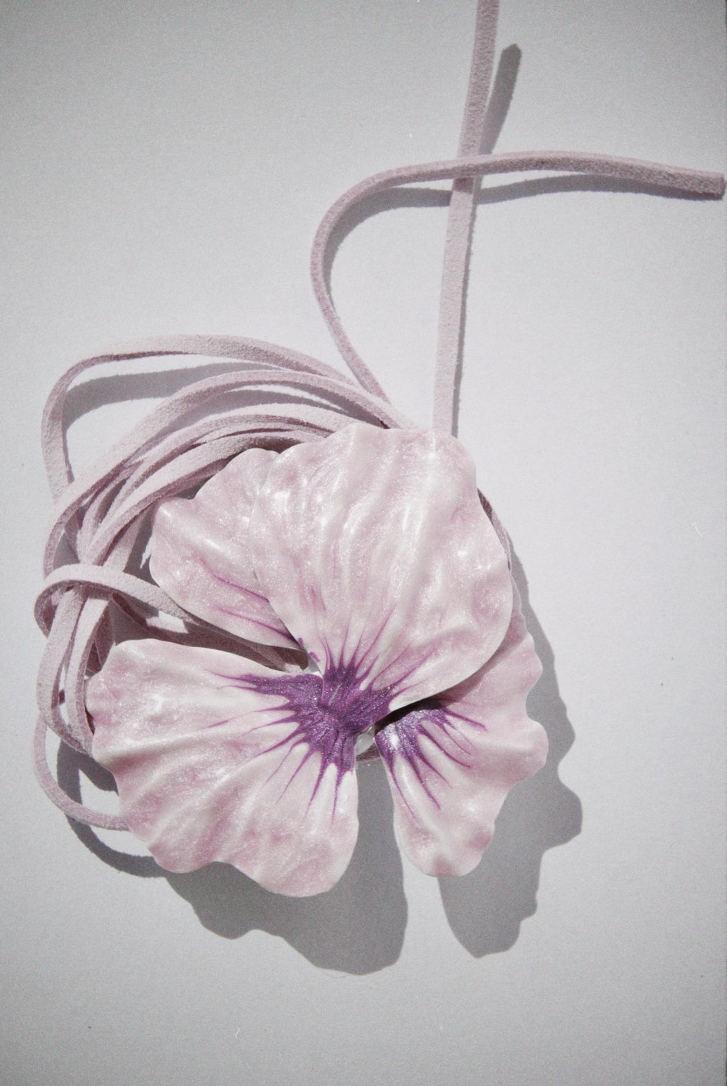 Flower Choker Purple