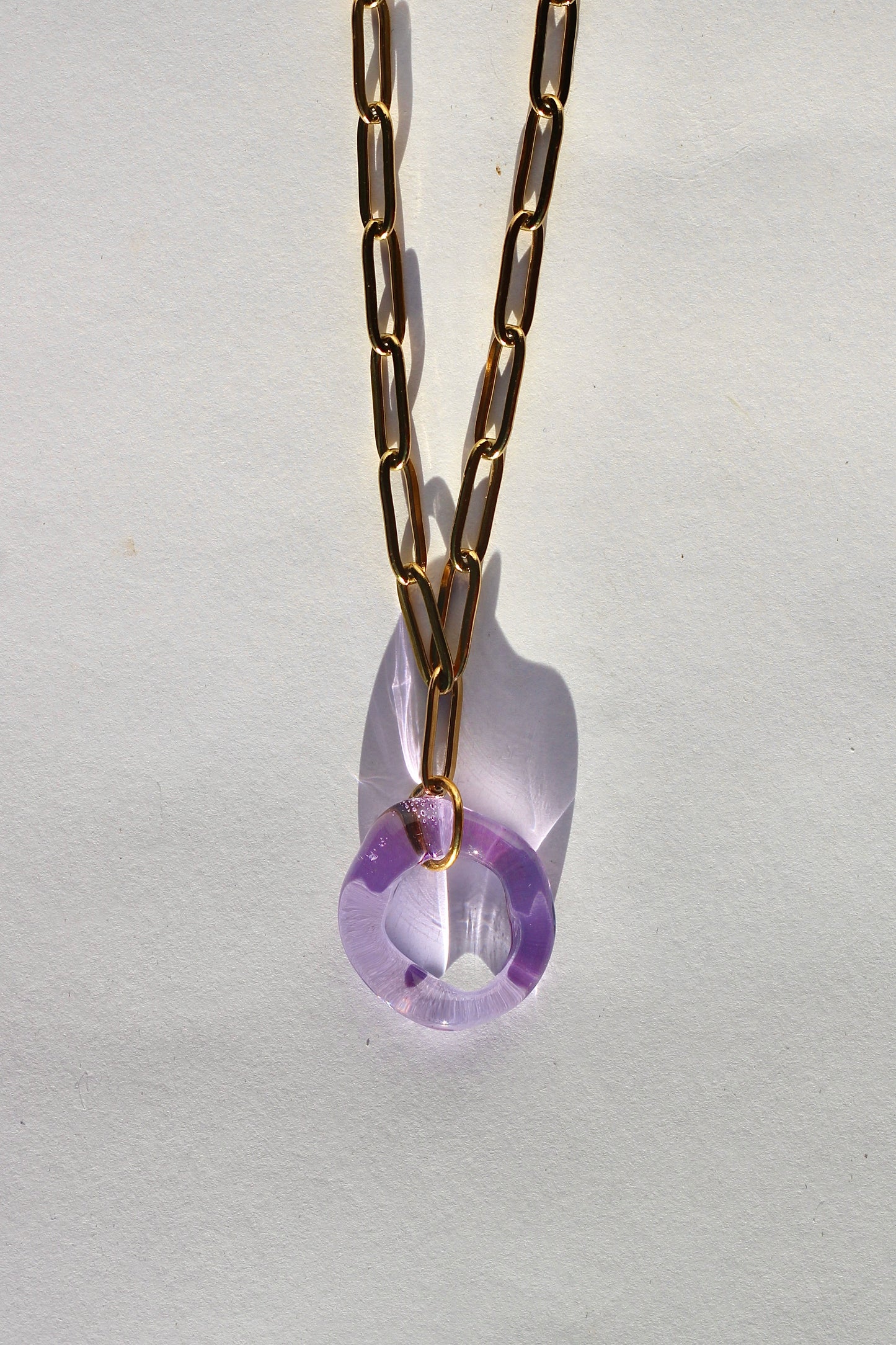 Loop Necklace - Purple