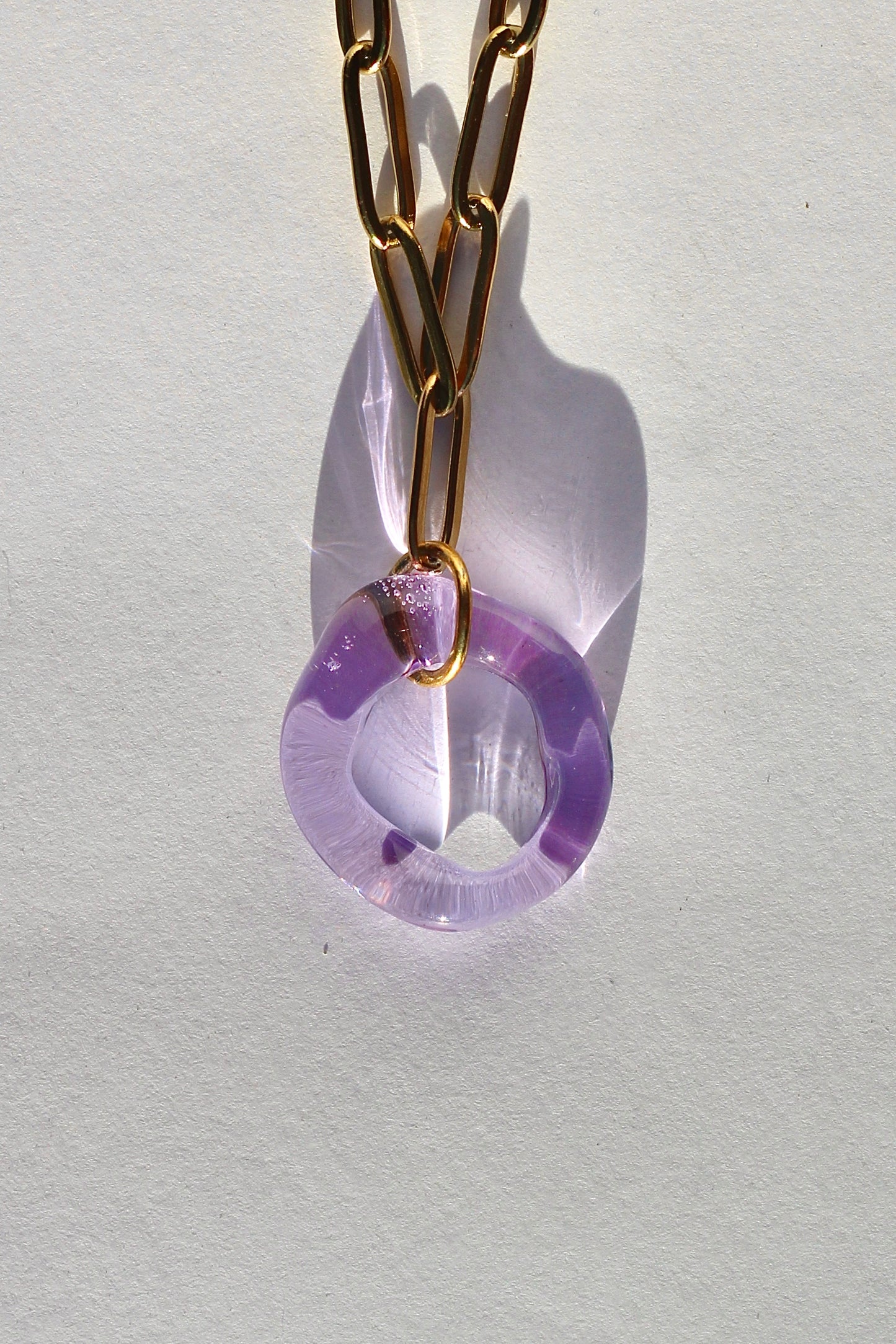 Loop Necklace - Purple